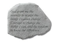 Shop Garden Stone - God grant me the serenity to accept... - 10 LBS - 15.5 x 11.5
