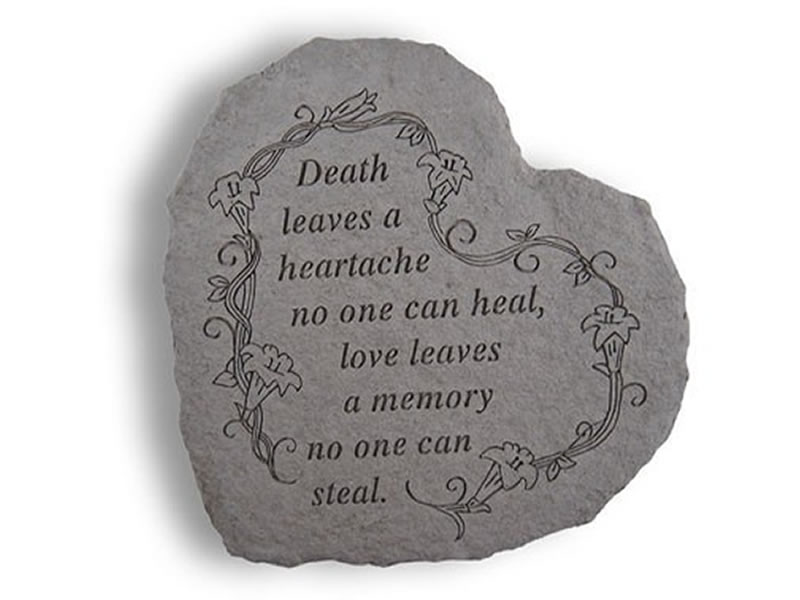 Garden Stone - Death leaves a heartache... Photo 1