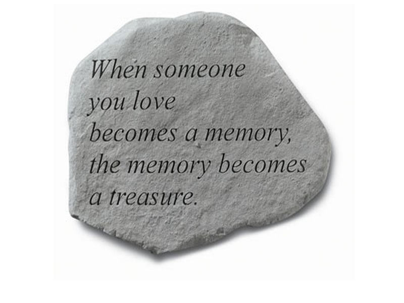 Garden Stone - When someone you love becomes... - 10 LBS - 15.5 X 12.5 - Garden Stones - Memorial | ToGoGarden