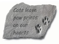 Shop Garden Stone - Cats leave paw prints on.... - 8 LBS - 14.5 X 9.5