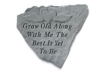 Shop Garden Stone - Grow old along with me.... - 5 LBS - 8.5 x 11