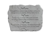 Shop Garden Stone - I thought of you with love... - 18 LBS.