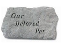 Shop Garden Stone - Our Beloved Pet - 3 LBS - 11 x 6